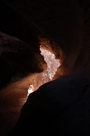 Dans la grotte de la Valle de la Luna