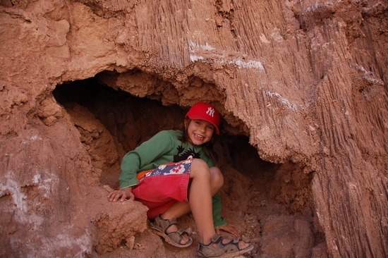 Dans la grotte de la Valle de la Luna