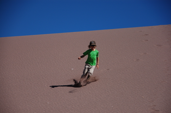 Sur les dunes de la Valle de la Luna