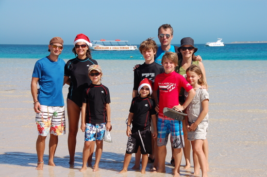 Noël sur la plage avec la famille Birling
