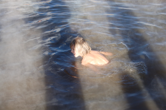 Dans les thermes de El Tatio