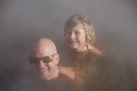 Dans les thermes de El Tatio