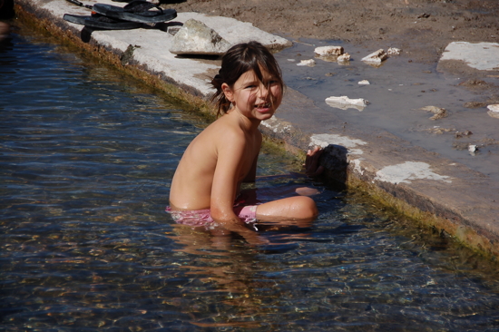 Piscine chaude à 4600m!