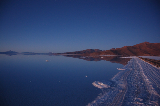 Aube sur le Salar