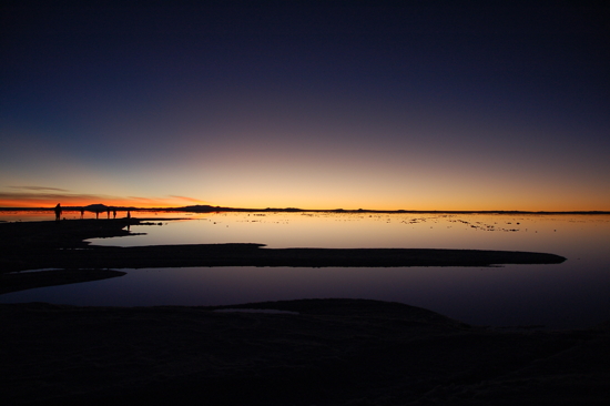 Aube sur le Salar