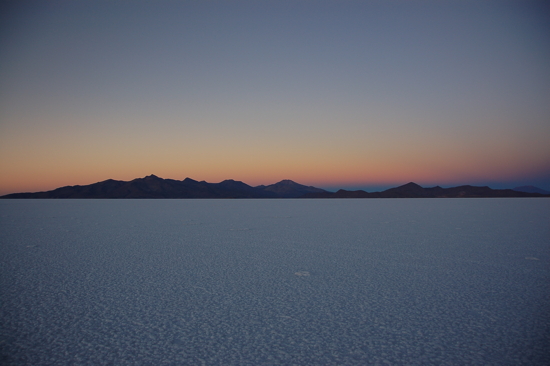 Aube sur le Salar