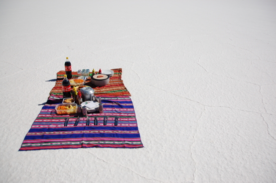 Notre repas semble flotter