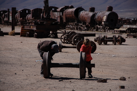 C'est lourd, un essieu...