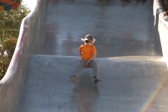Toboggan à La Paz