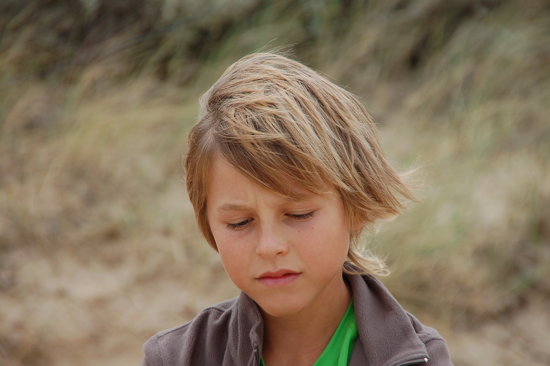 Sur la plage de Sorrento