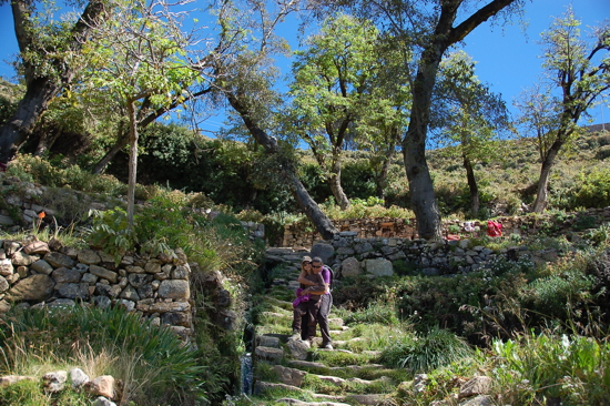 Dans les Escaliers de l'Inca