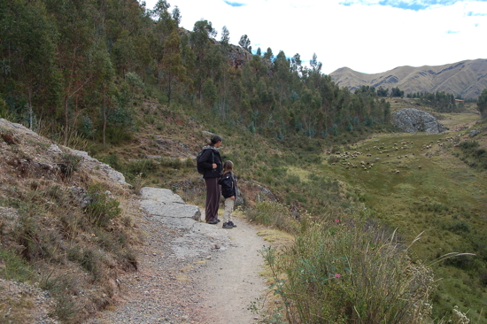 Entre Tambomachay et Cuzco