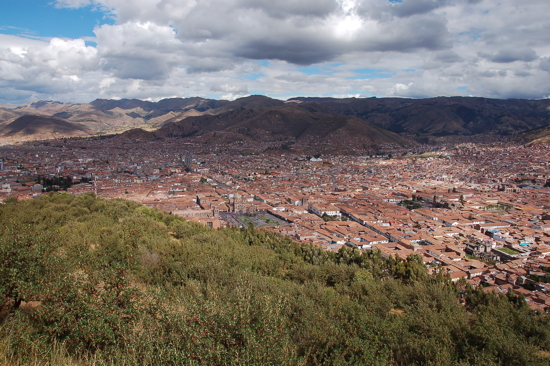 Cuzco vue de Saqsaywaman
