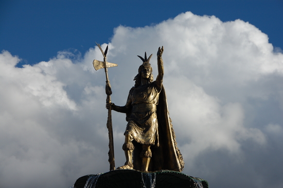 La statue de l'Inca