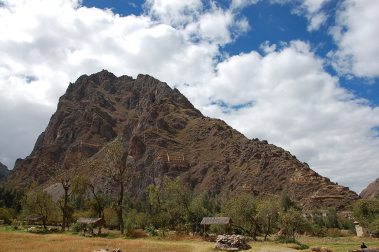 Au-dessus d'Ollantaytambo