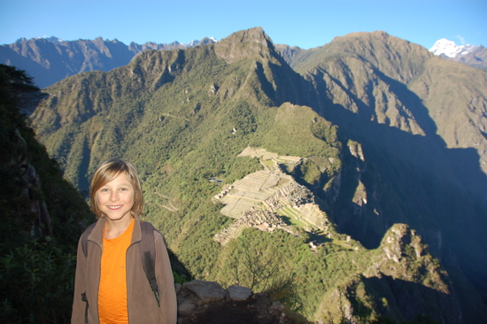 Presqu'au sommet du Wayna Picchu