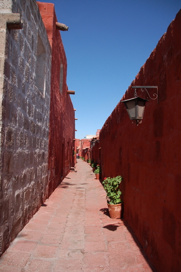 Une rue du monastère Santa Catalina