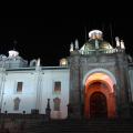 La Cathédrale de Quito by night