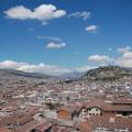 Vue de quito depuis les hauteurs de la Basilique