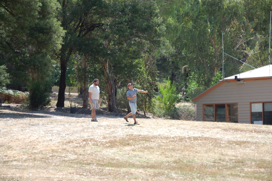 Leçon de lancer de Boomerang à Halls Gap (Grampians)