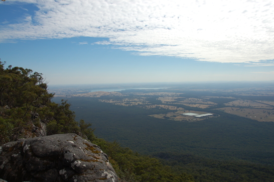 Point de vue dans les Grampians