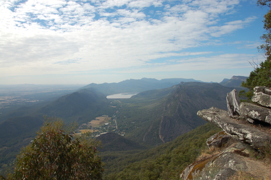 Point de vue dans les Grampians