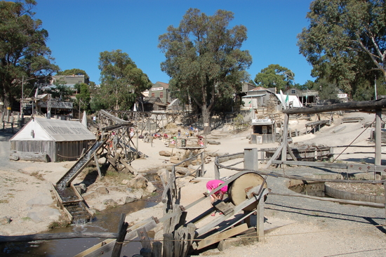 La creek de Sovereign Hill