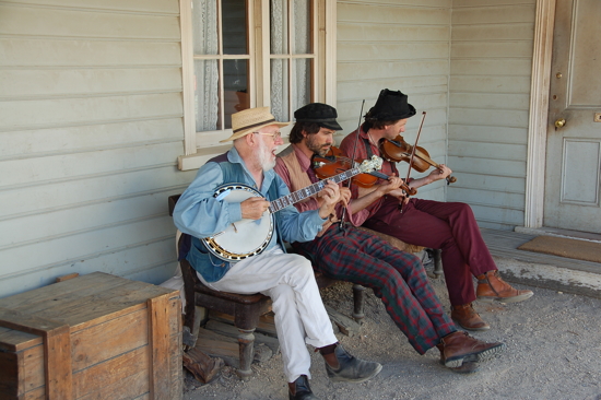Musiciens de rue à Sovereign Hill