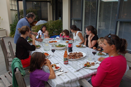 Dernier repas en famille à Camberwell