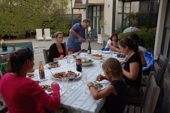 Dernier repas en famille à Camberwell