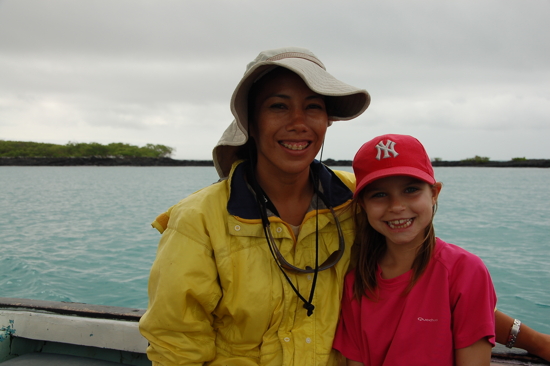 Blanca, notre guide, et Leïla