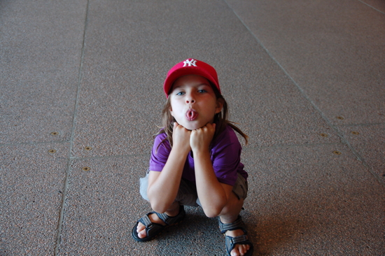 On joue avec l'appareil de papa