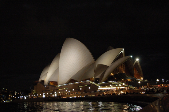 Opera House by night