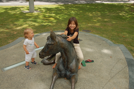 A Cambridge, ville du cheval