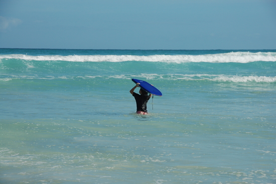 Bodyboard à Tortuga Bay