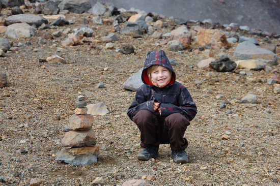 A l'arête du Ruapehu