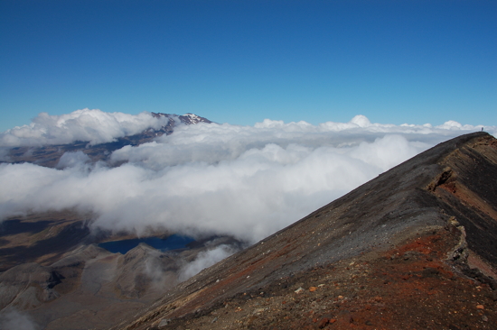 Vue sur le Ruapehu depuis le sommet