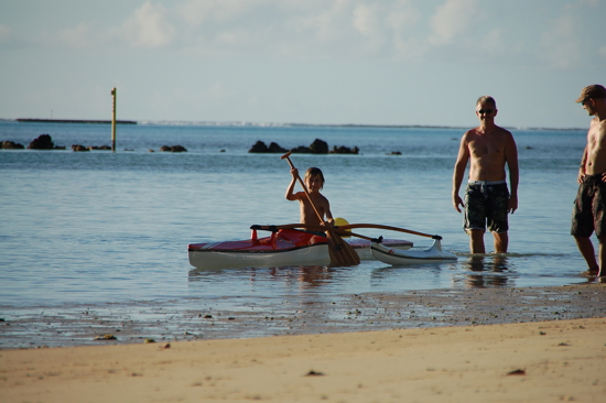 Après le modèle réduit, une vraie va'a
