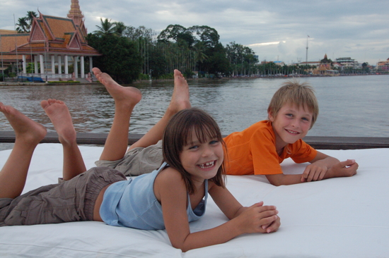 Pendant la croisière sur le Tonlé Sap