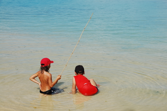 Même au bord, ça mord!