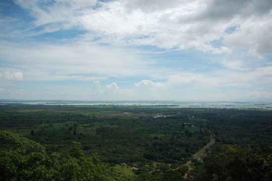 Vue depuis Phnom Santuk