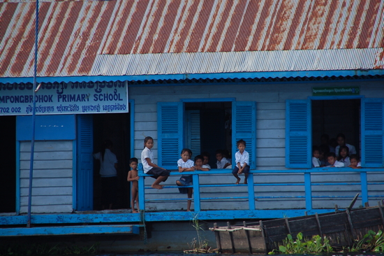 Une des écoles vues en chemin