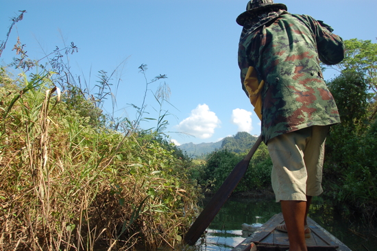 En remontant la rivière