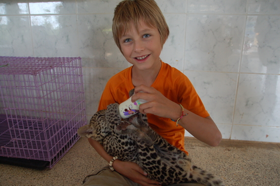 Au Safari Park avec Sky