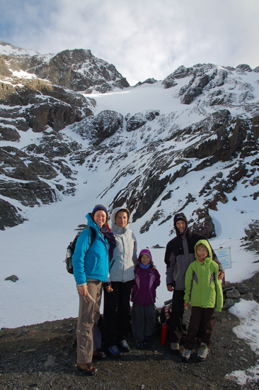 Au pied du Glacier Martial