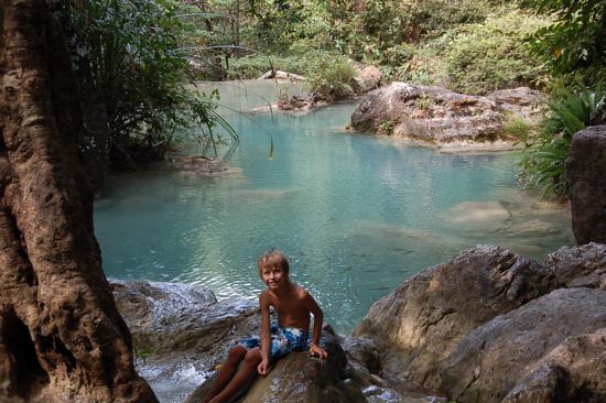 A Erawan Waterfall