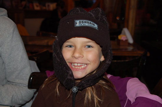 Avec le bonnet de papa