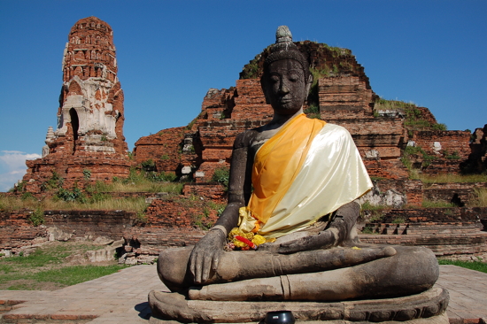 Ayutthaya, au Wat Phra Mahathat