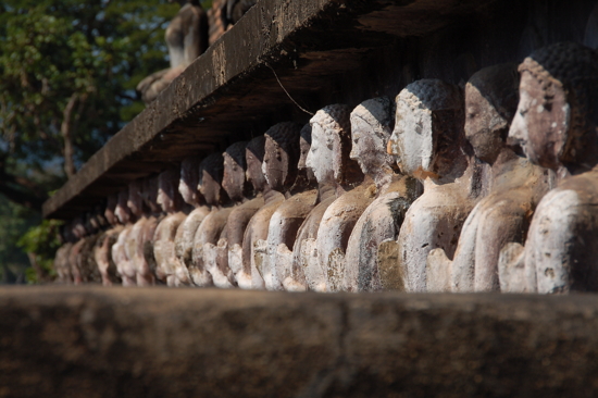 Dans les ruines de Sukhothai