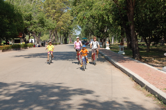 Visite de Sukhothai en vélo